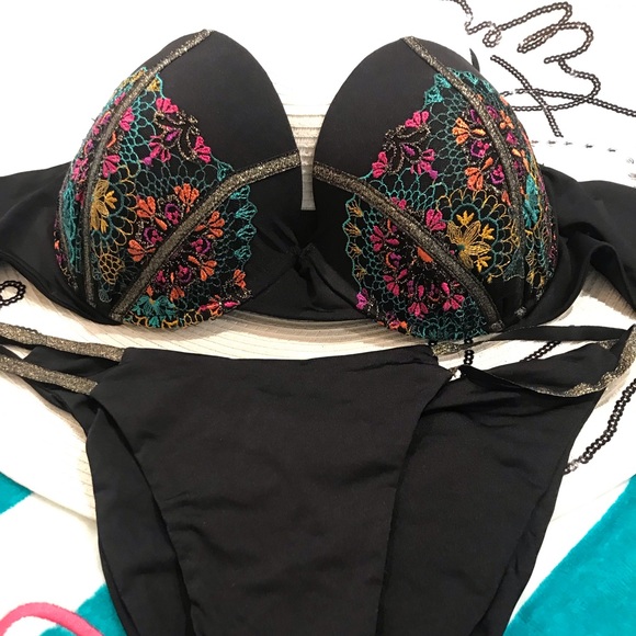 NWT beach bunny bikini “little moon” XL set - Picture 5 of 17